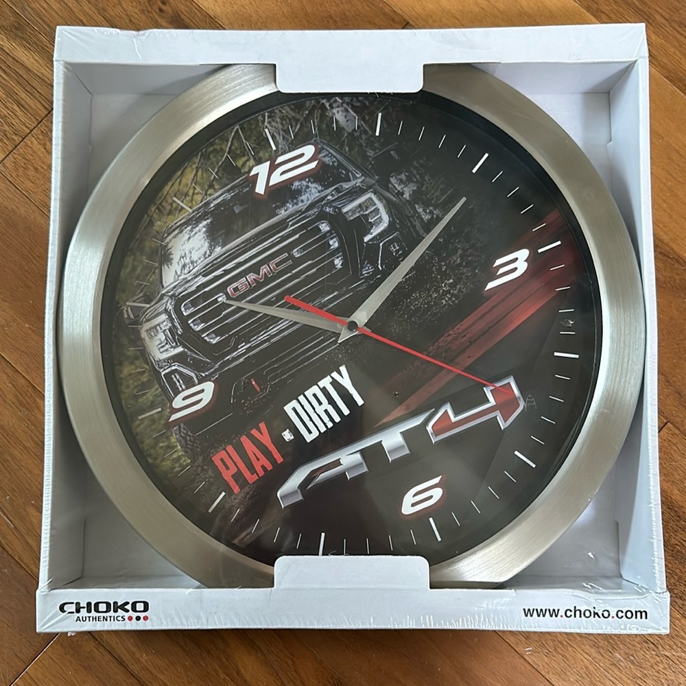 GMC AT4 Truck Clock